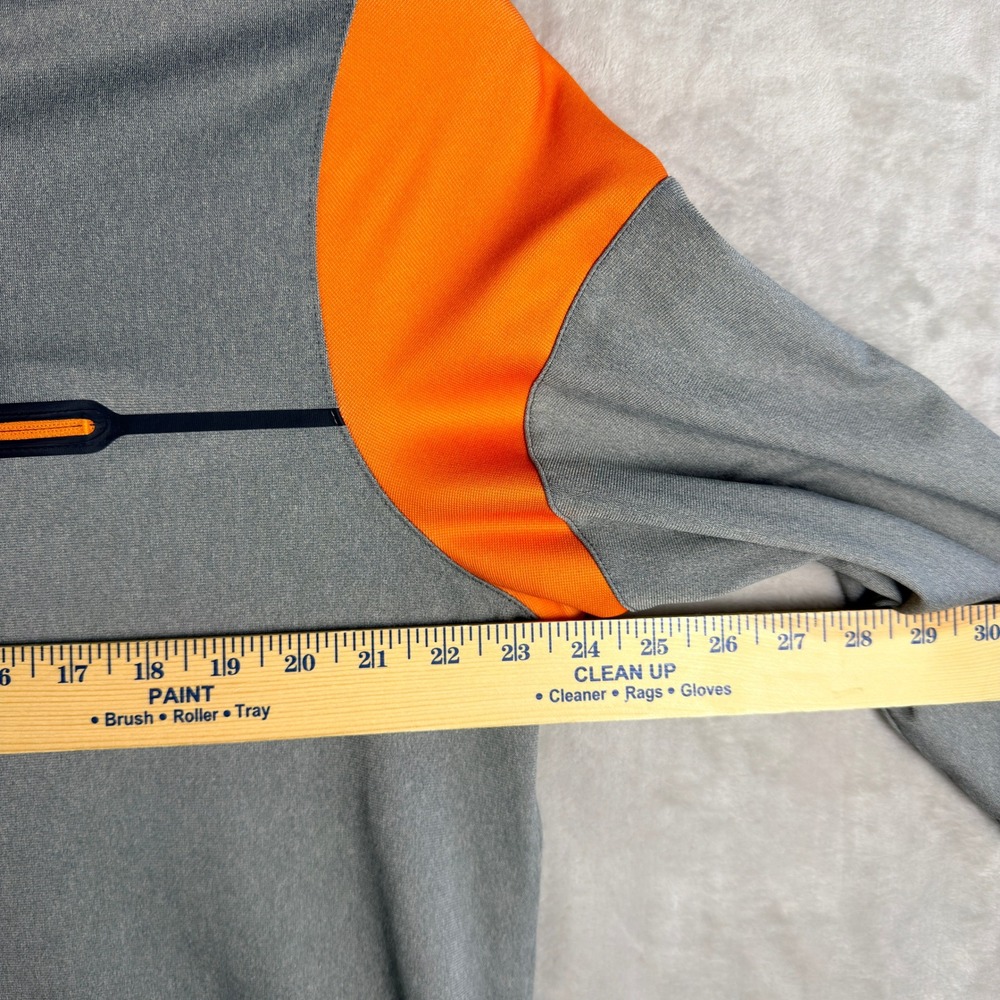 Nike Tennessee Volunteers Pullover Mens XL Gray Orange Dri-FIT Quarter Zip - Picture 4 of 6